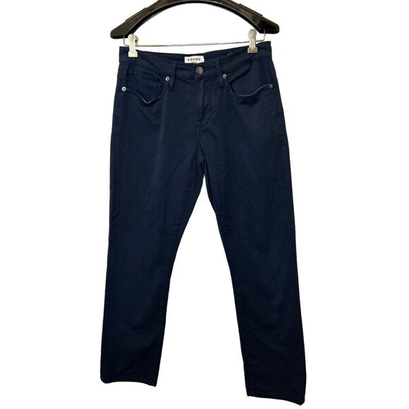 FRAME Denim L'Homme Slim Navy Blue Pants Size 29 - Picture 2 of 8